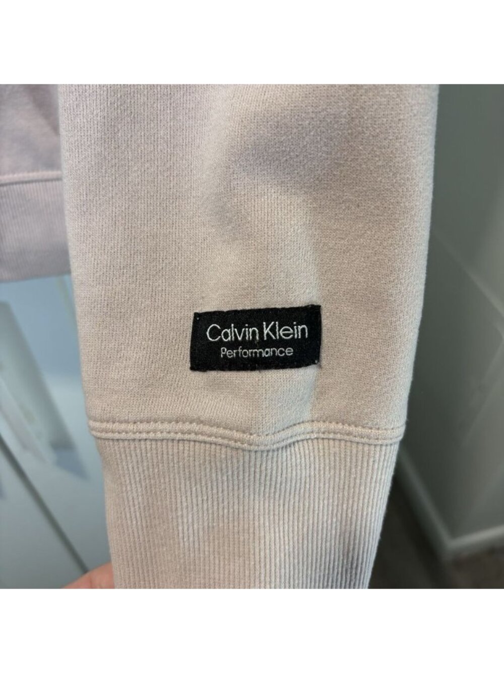 Calvin Klein Performance Hoodie Cotton Blend Sweatshirt Dusty Pink Women’s XL - Picture 4 of 5